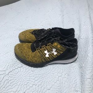 Yellow Under Armor Sneakers! Worn once!